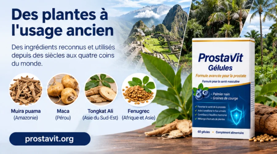 ProstaVit — des plantes à l'usage traditionnel ancien