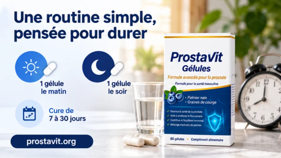 ProstaVit — une routine simple à tenir dans la durée