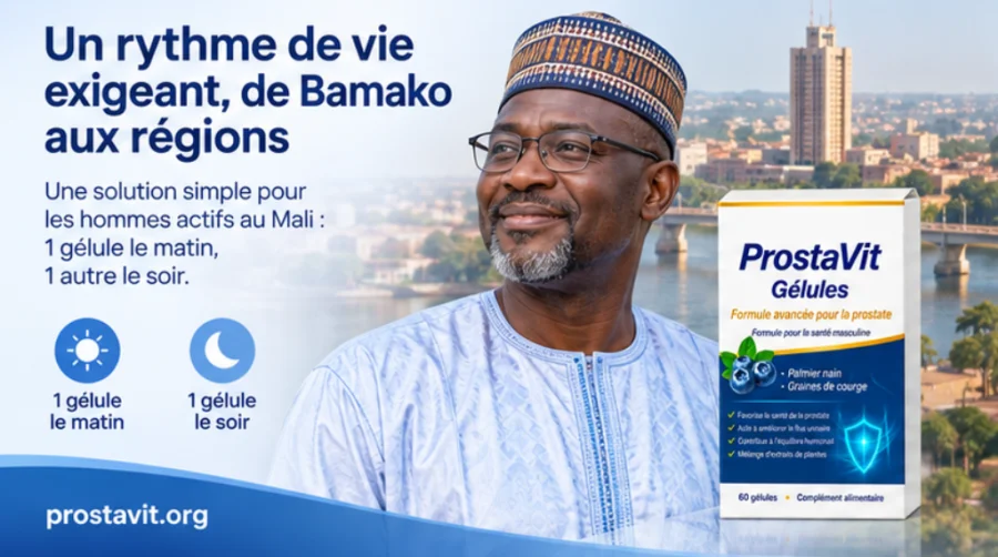 ProstaVit — routine quotidienne de vitalité pour hommes actifs